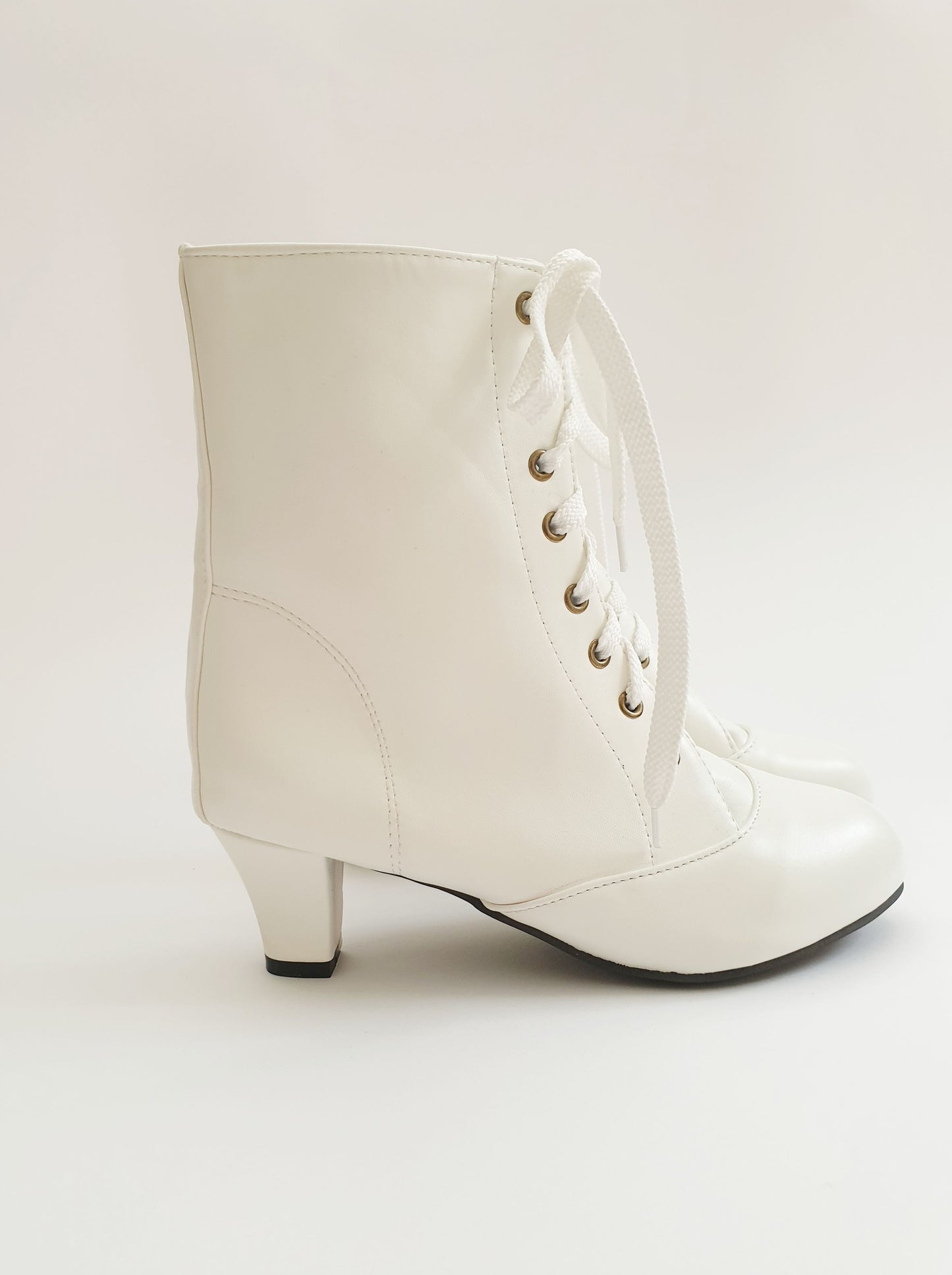 The White Victorian Boots