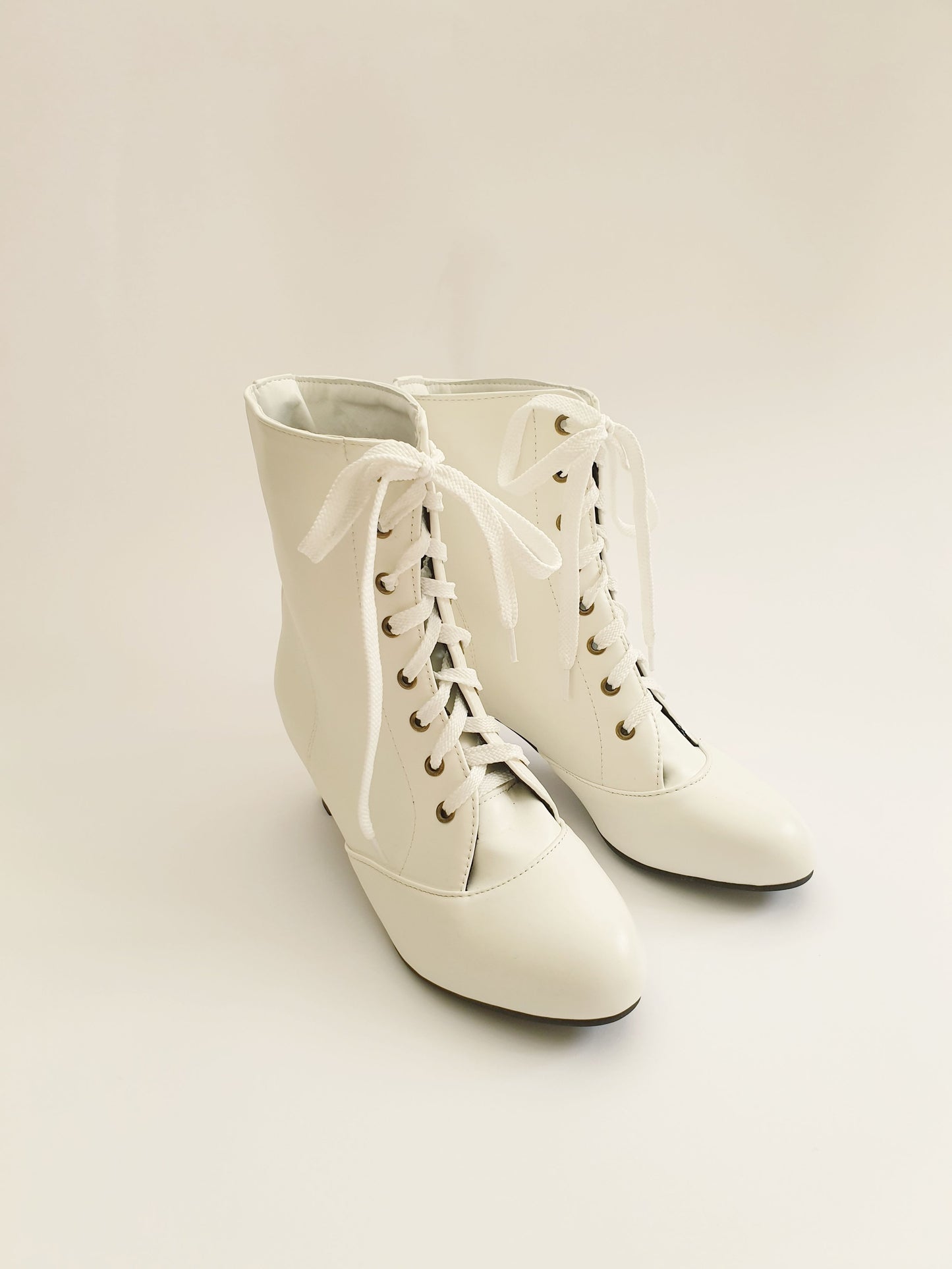 The White Victorian Boots