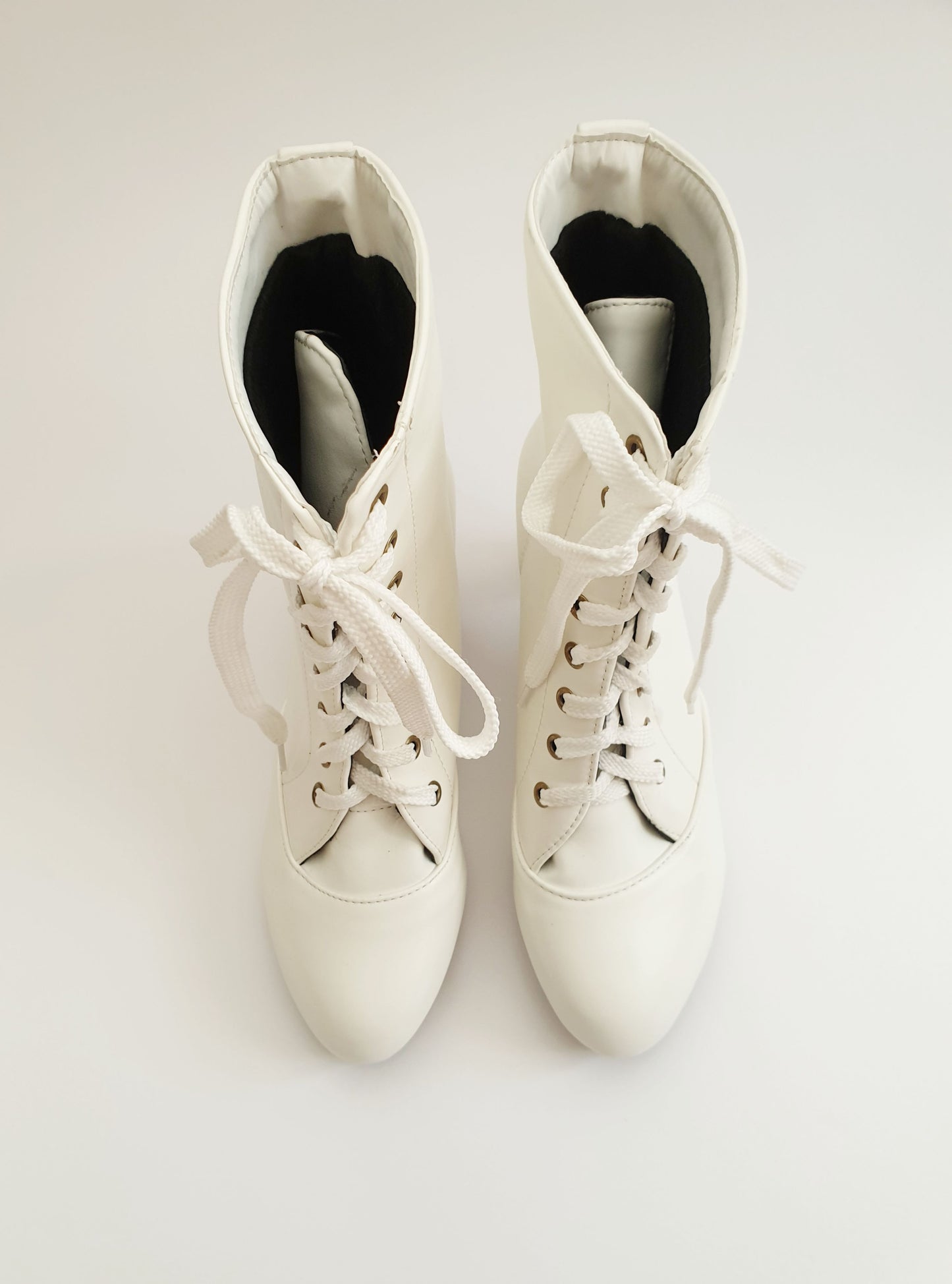 The White Victorian Boots